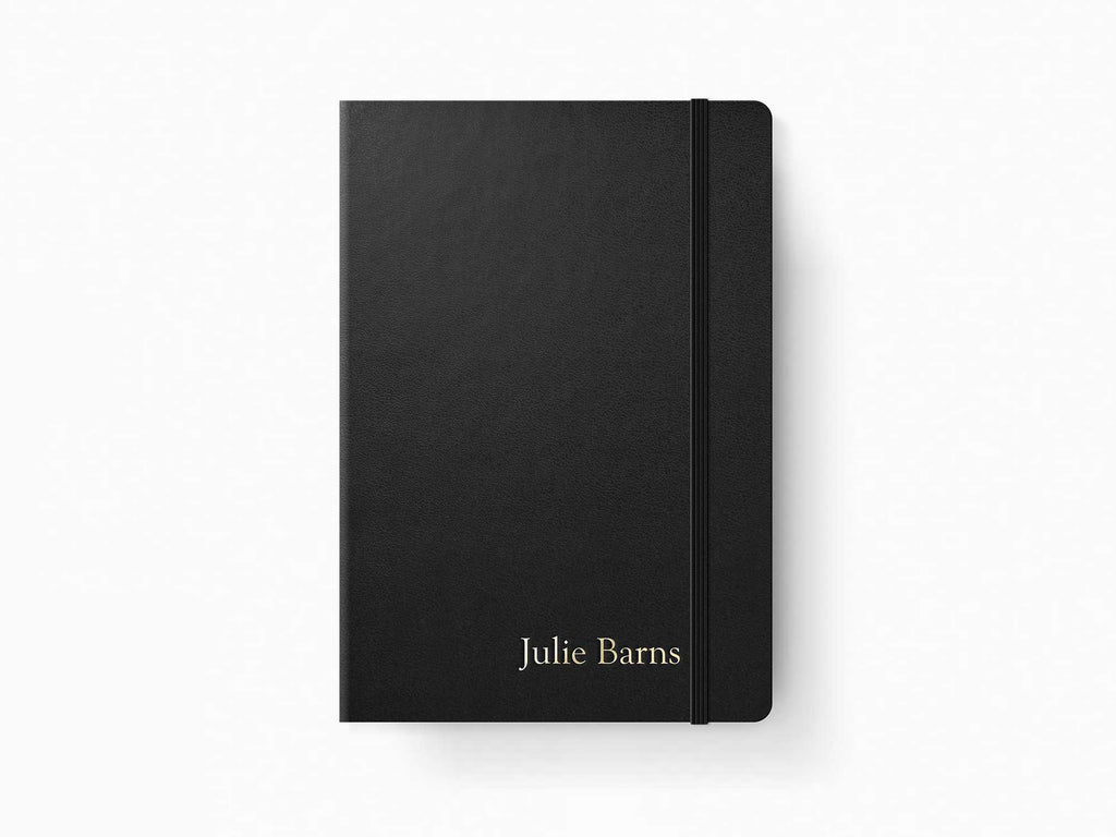 2025 Leuchtturm 1917 Weekly Planner & Notebook - BLACK Hardcover, Ruled Pages