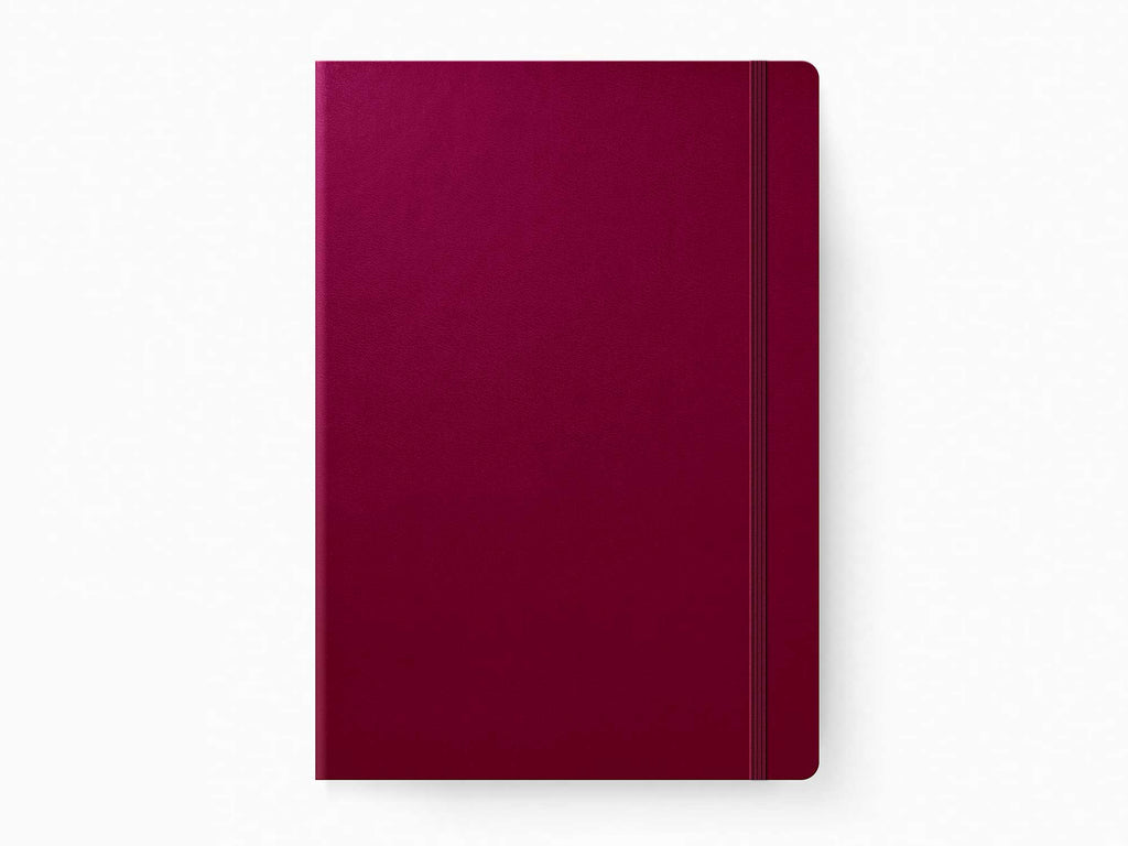 2025 Leuchtturm 1917 Weekly Planner & Notebook - PORT RED Hardcover, Ruled Pages