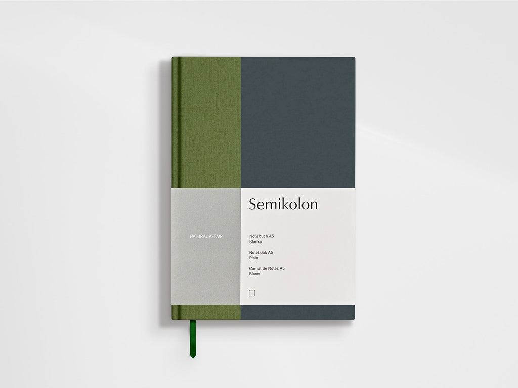 A Natural Affair Color Block Notebook - Botanic