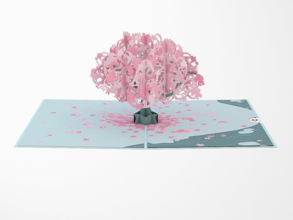 Birthday Cherry Blossom Pop-Up Card