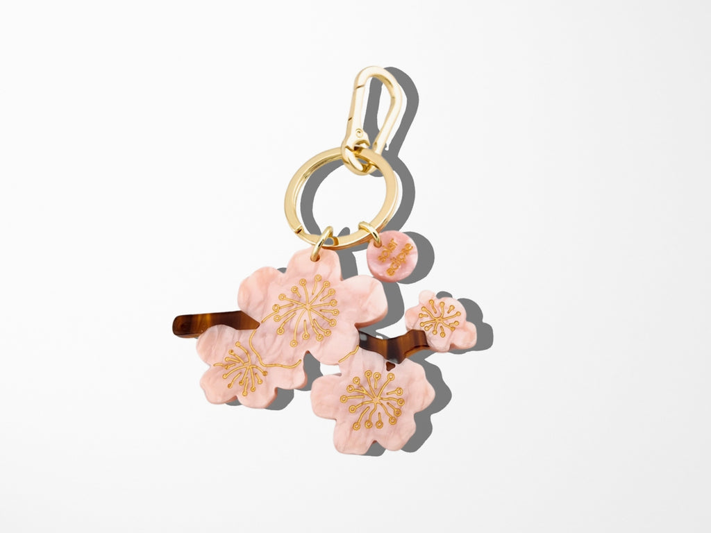 Cherry Blossom Keyring and Bag Charm