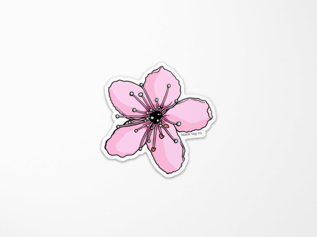 Cherry Blossom Vinyl Sticker