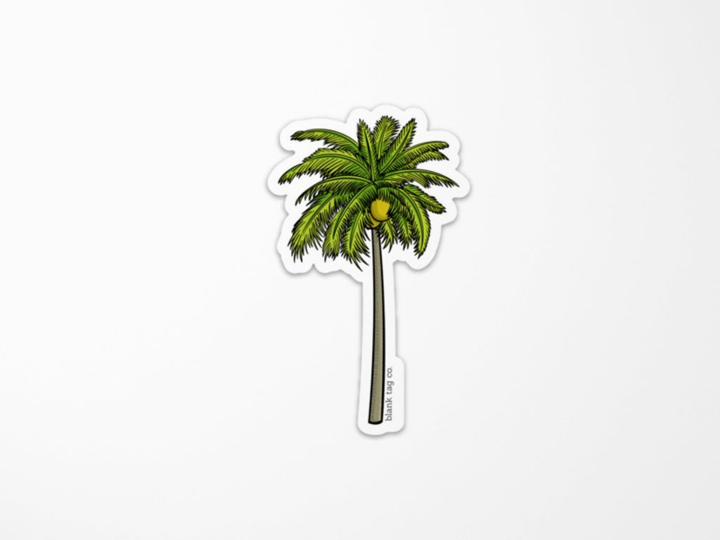 Coconut Tree Vinyl Sticker