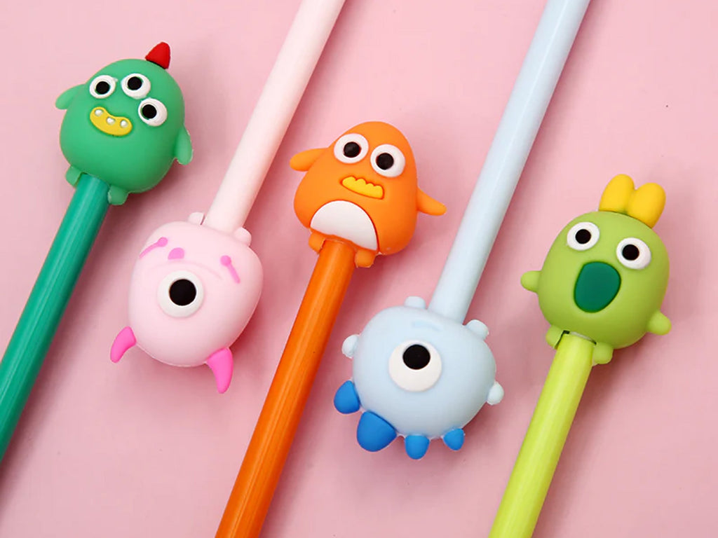 Cute Monster Retractable Gel Pen