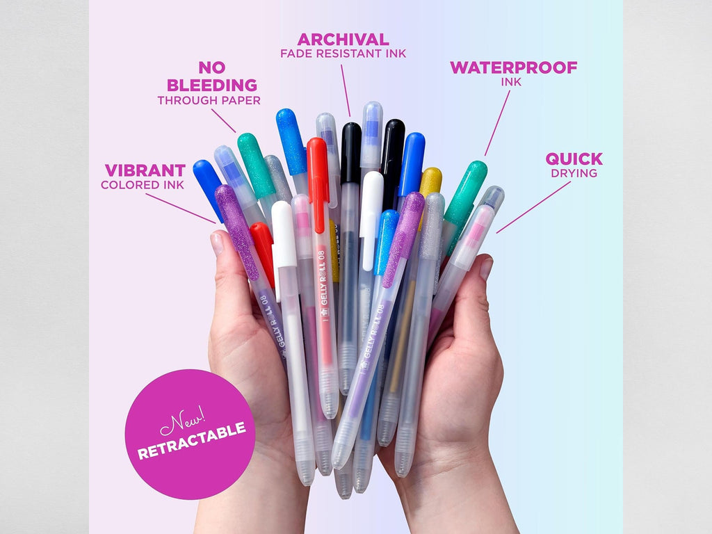 Gelly Roll Retractable Gel Pen - 0.8 MM