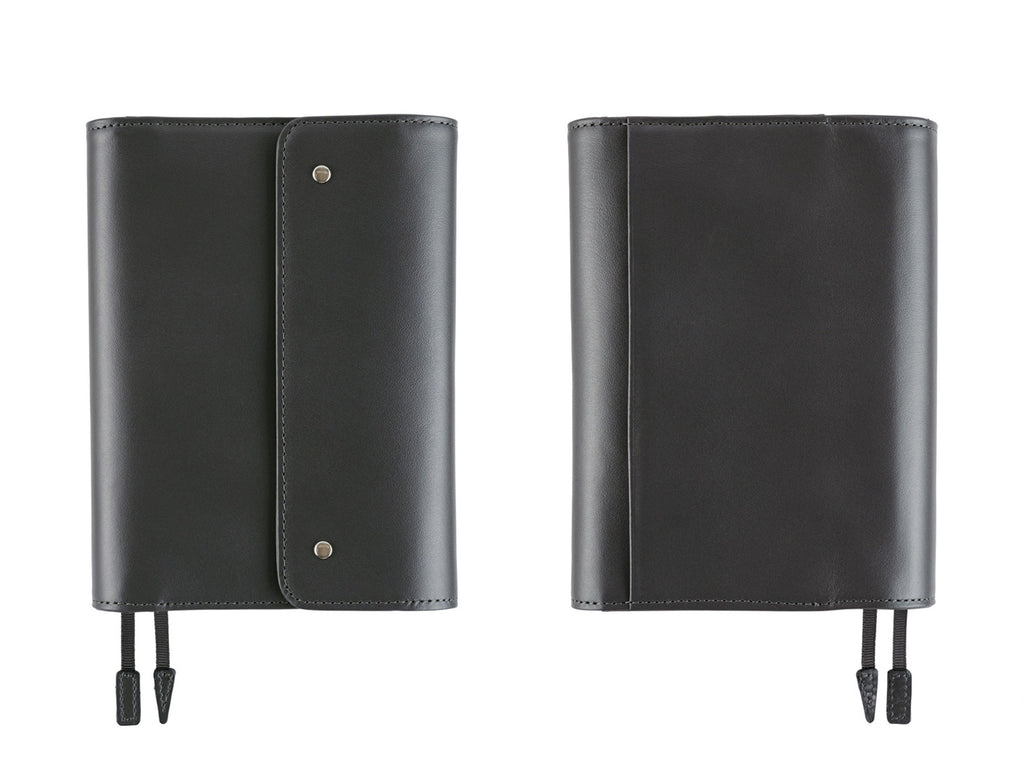 Hobonichi Techo A6 Original Cover - Leather Charcoal Grey