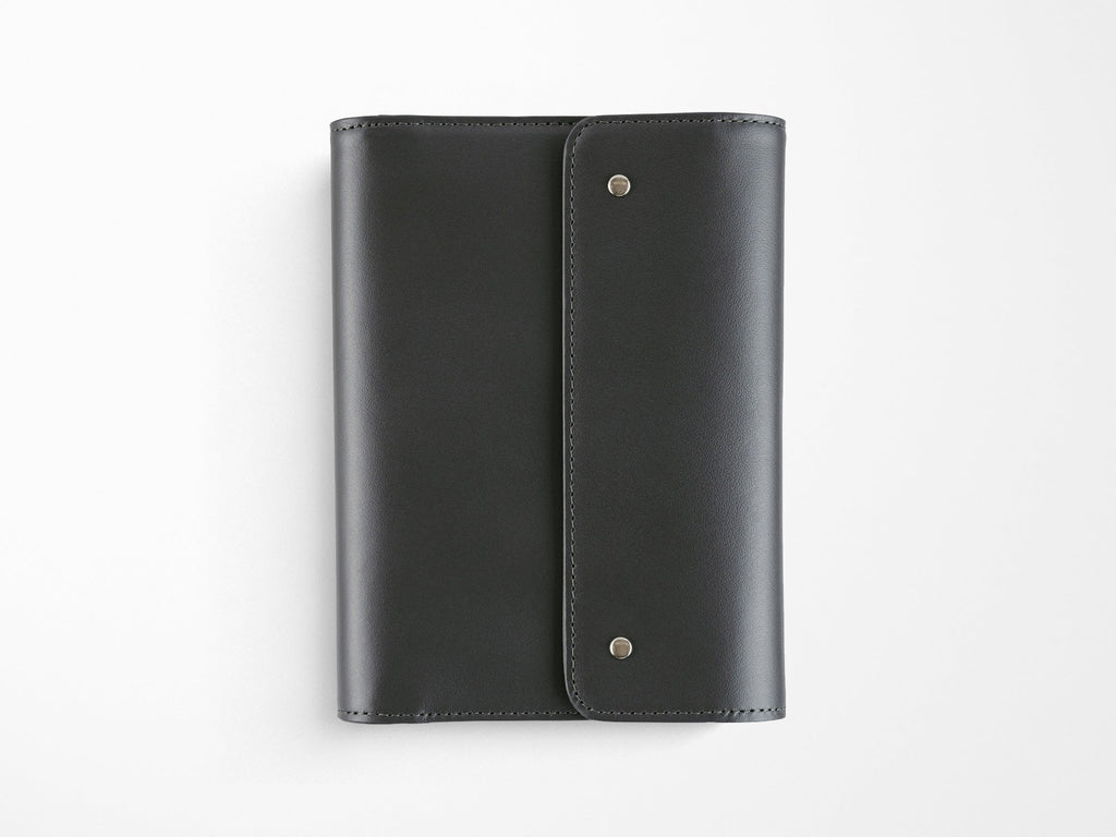 Hobonichi Techo A6 Original Cover - Leather Charcoal Grey