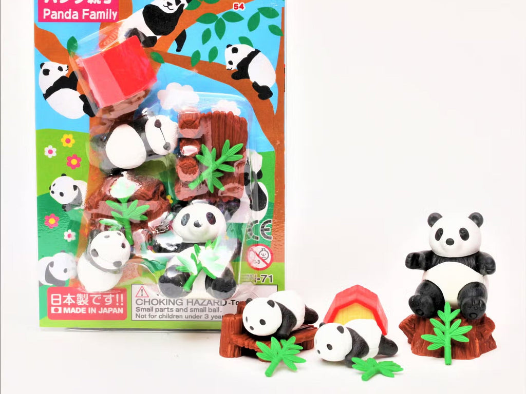 Iwako Novelty Erasers - Pandas