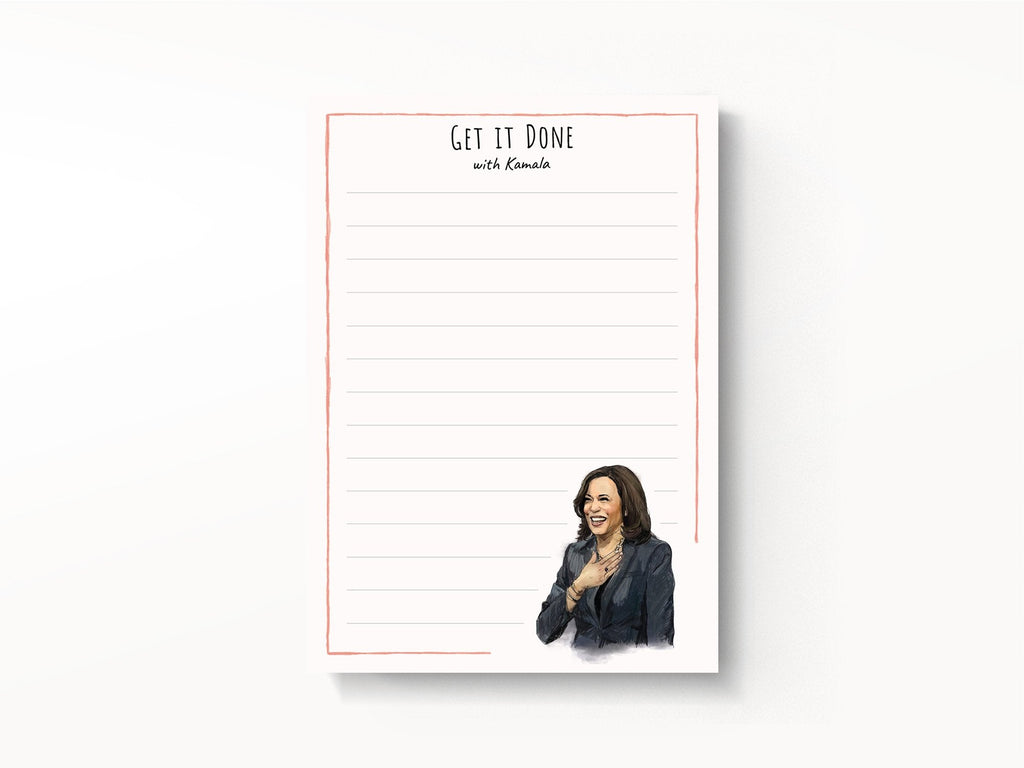 Kamala Get It Done Notepad