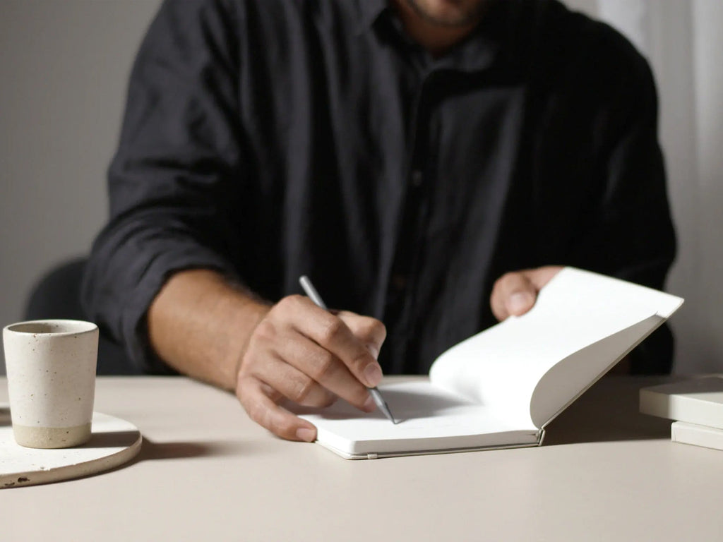 Karst Stone Paper Notebook - Navy