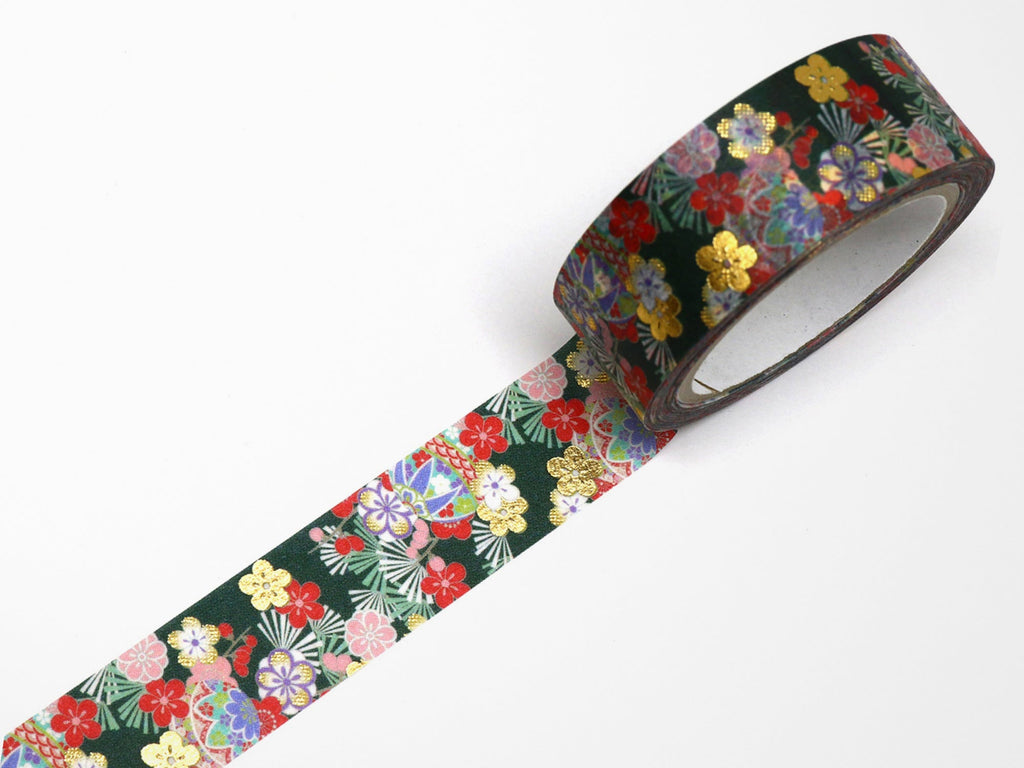 Kimono Beauty Japanese Bouquet Washi Tape