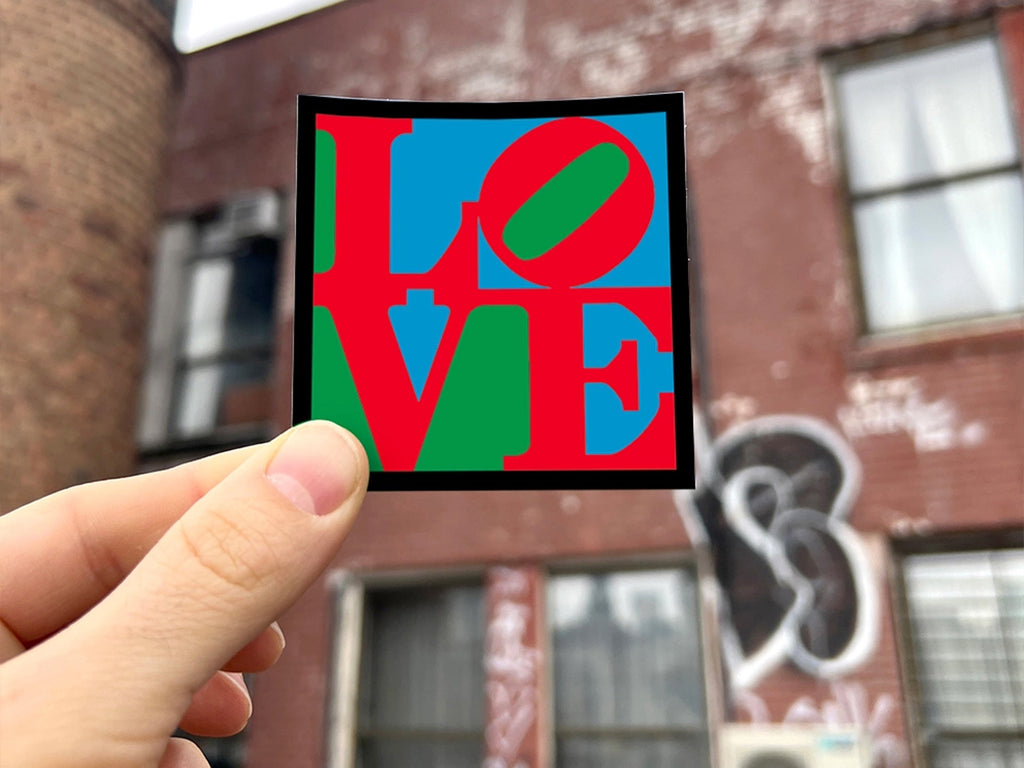 LOVE by Robert Indiana Vinyl Sticker