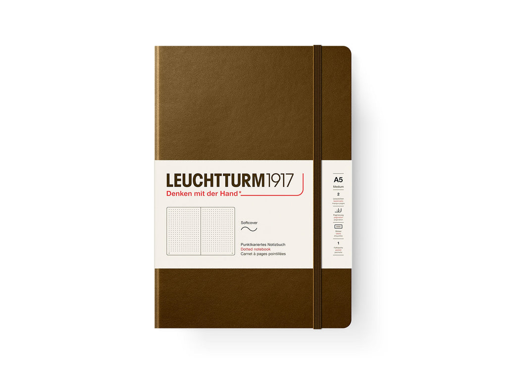 Leuchtturm 1917 Soft Cover Notebook - Spice Brown