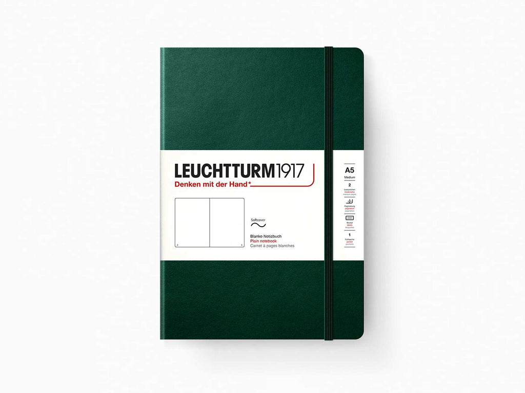 Leuchtturm 1917 Softcover Notebook - Forest Green