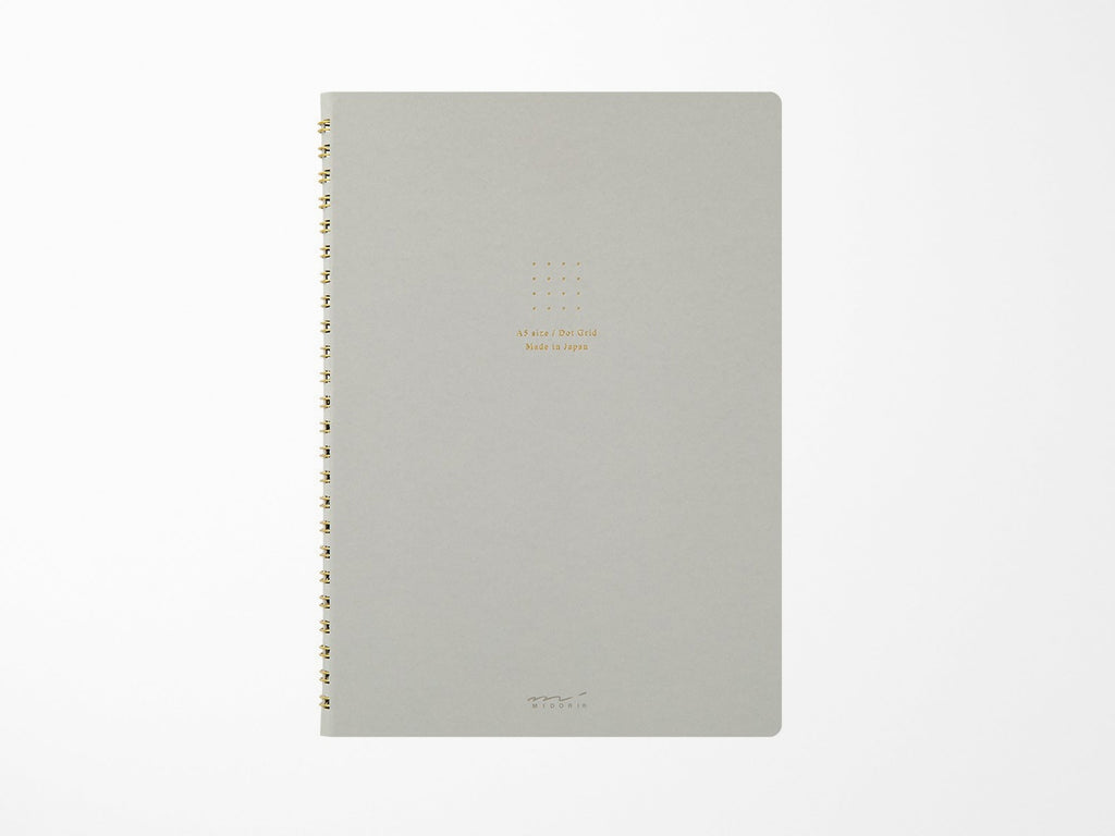 Midori A5 Ring Color Notebook - Dot Grid