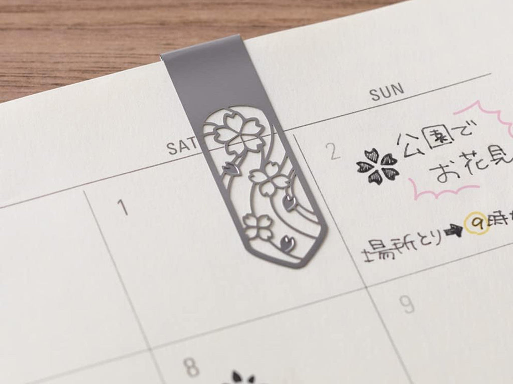 Midori Clip Bookmarker - Flower