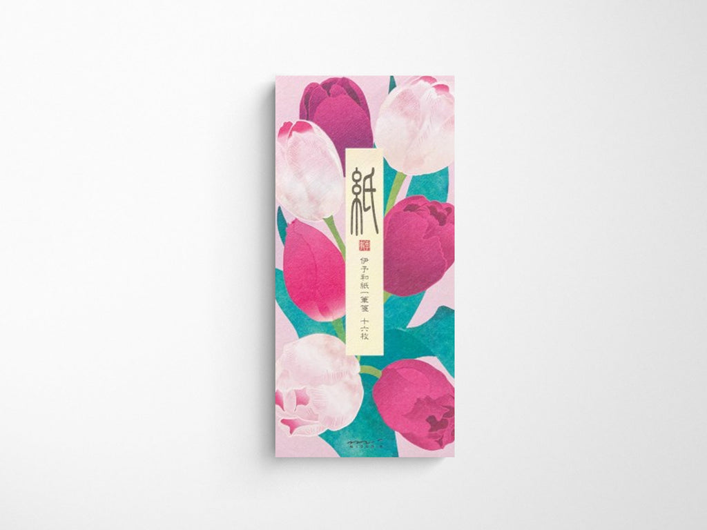 Midori Seasonal Spring Tulips Message Letter Pad