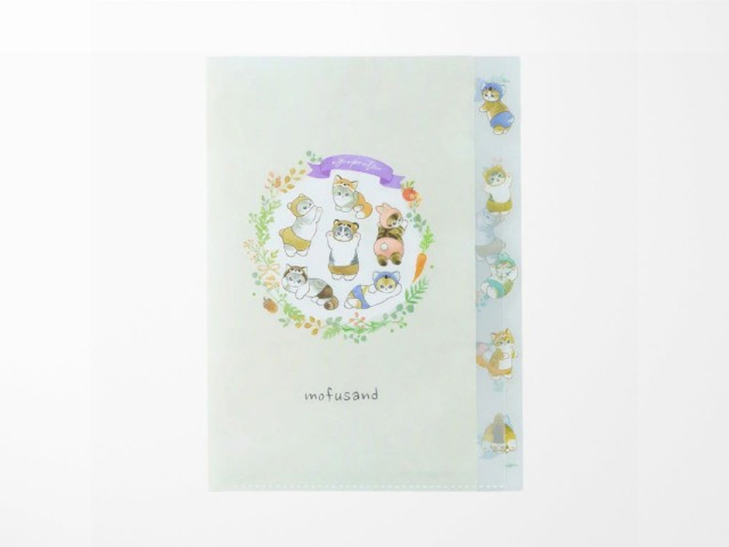 Mofusand Clear Pocket Folder A4 - Nyan Pants