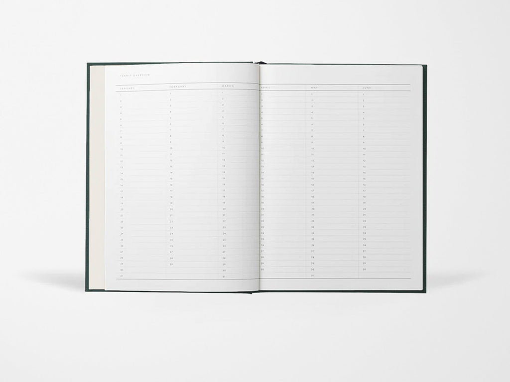 Notem EVEN Work Journal - Large Dark Green