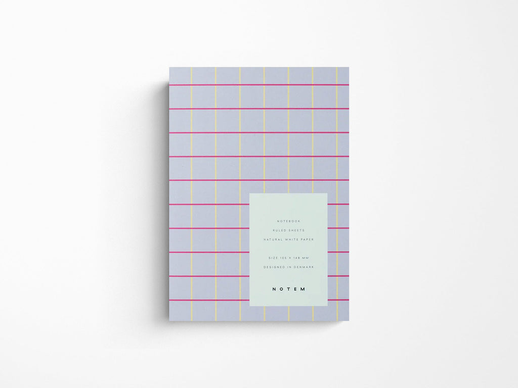 Notem UMA Journal - Small Lavender Check