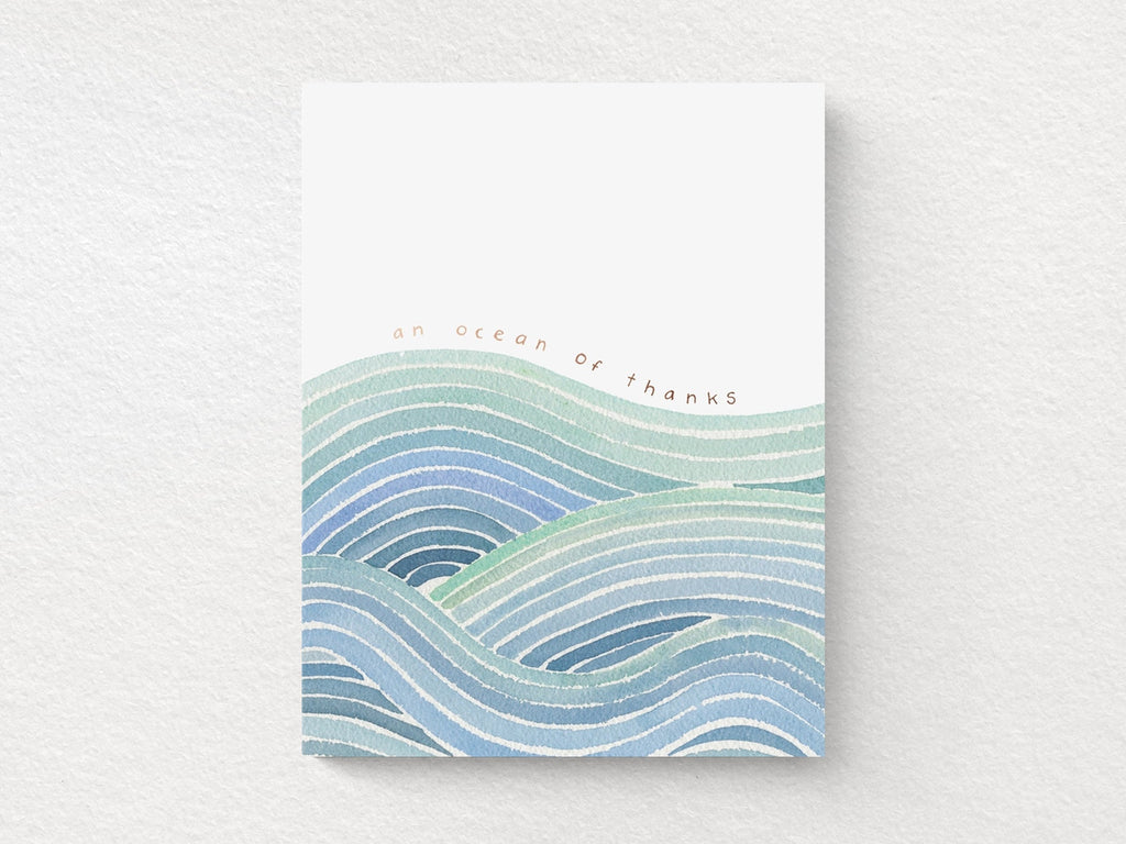 Ocean of Thanks Thank You Cards Box of 6