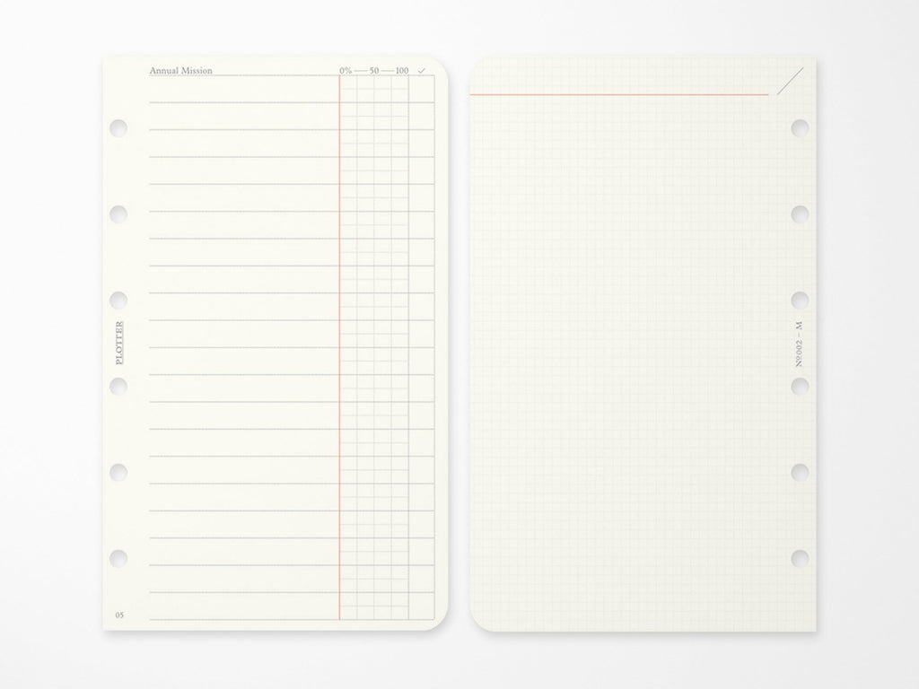 PLOTTER Refill Weekly Schedule 2025 - Mini Size