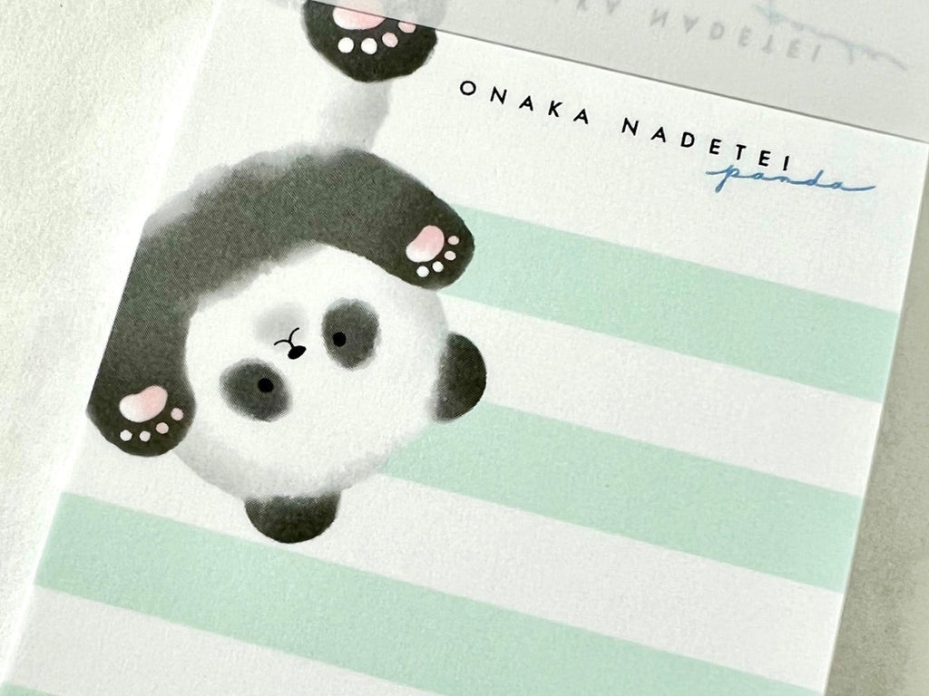 Panda Onaka Nadetei Mini Notepad