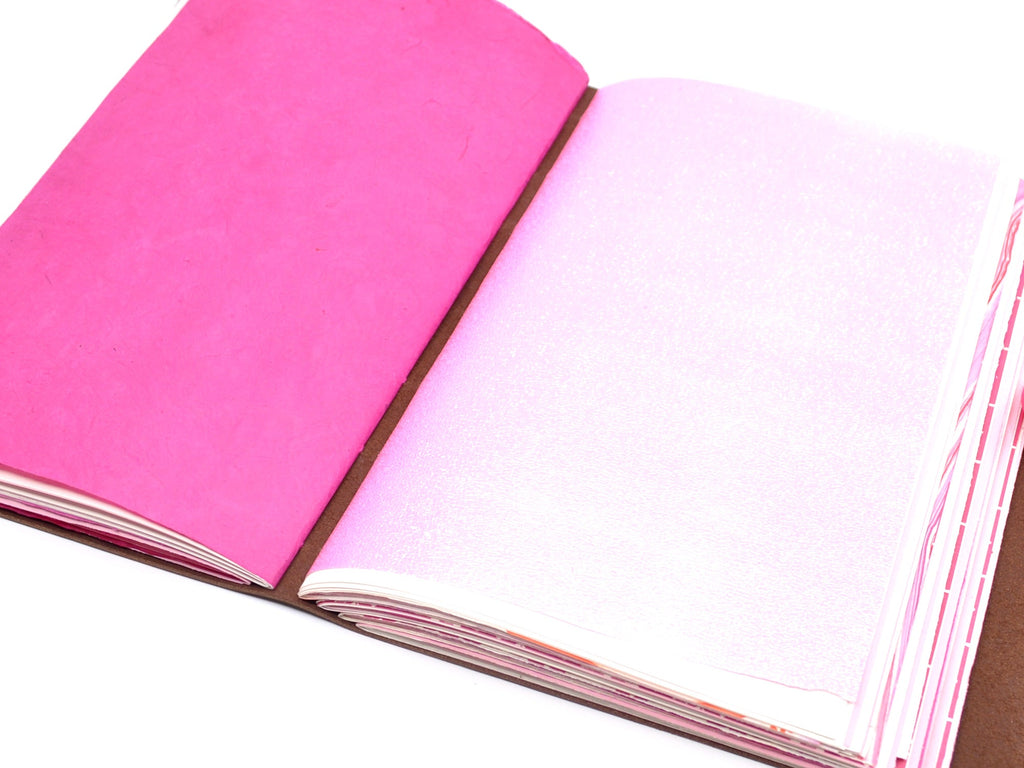 Pink Pony One of a Kind Leather Journal