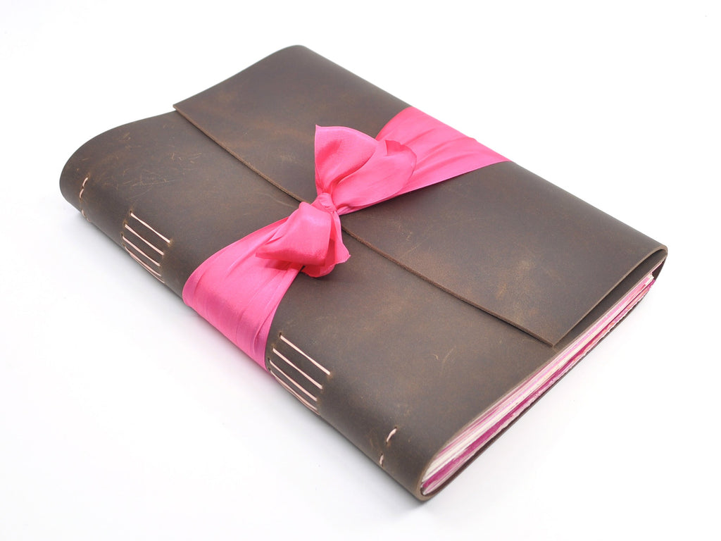 Pink Pony One of a Kind Leather Journal