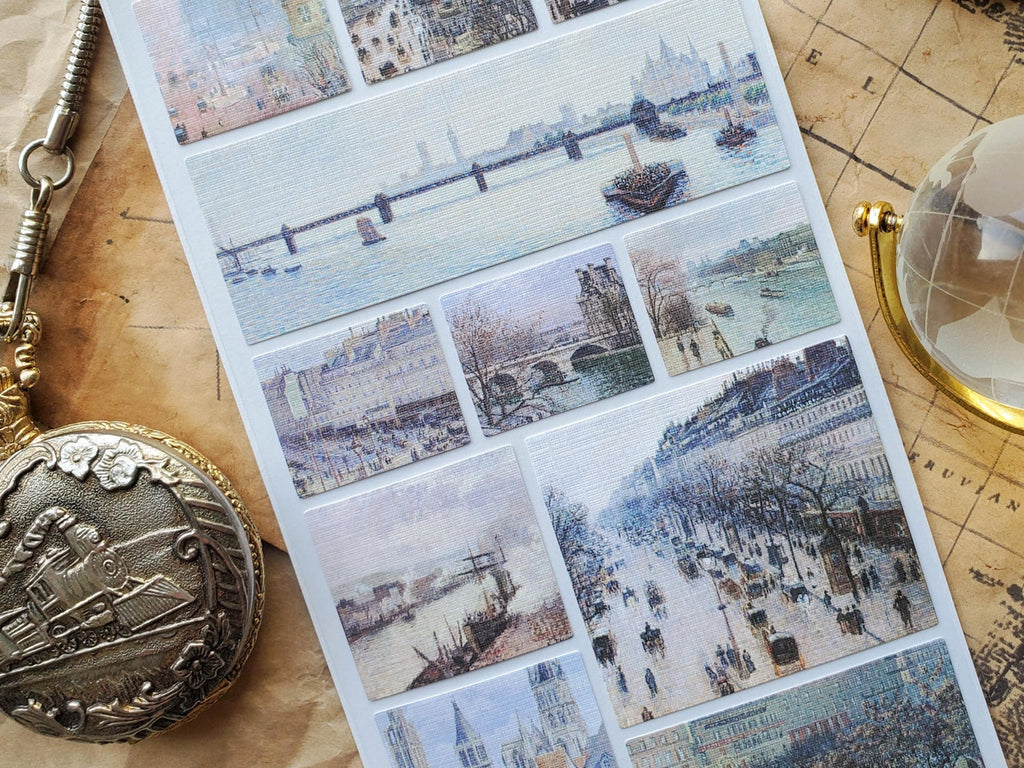 Pissarro's Paris Sticker Sheet