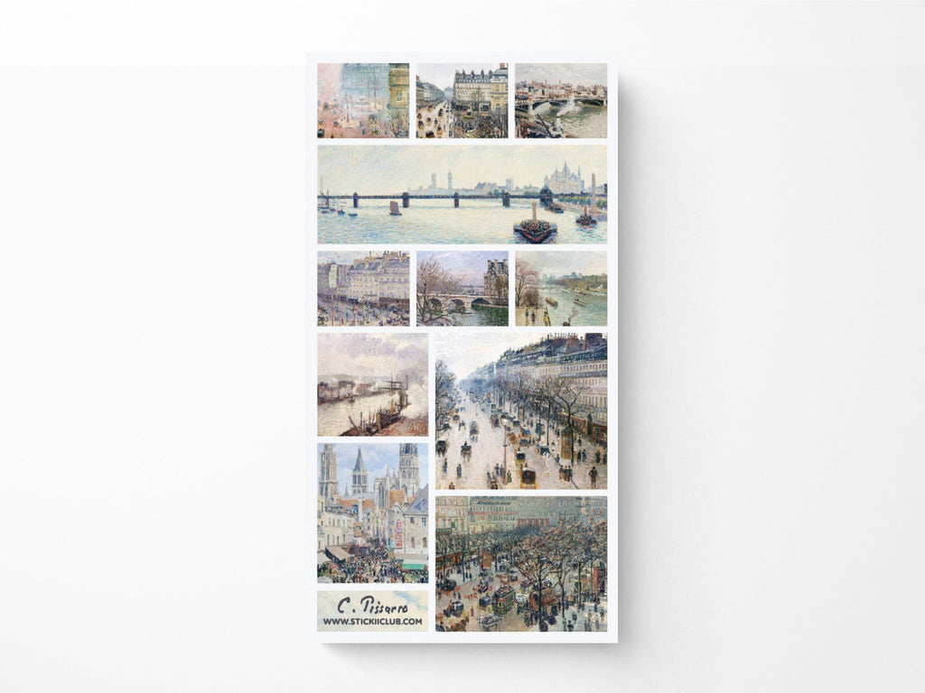 Pissarro's Paris Sticker Sheet