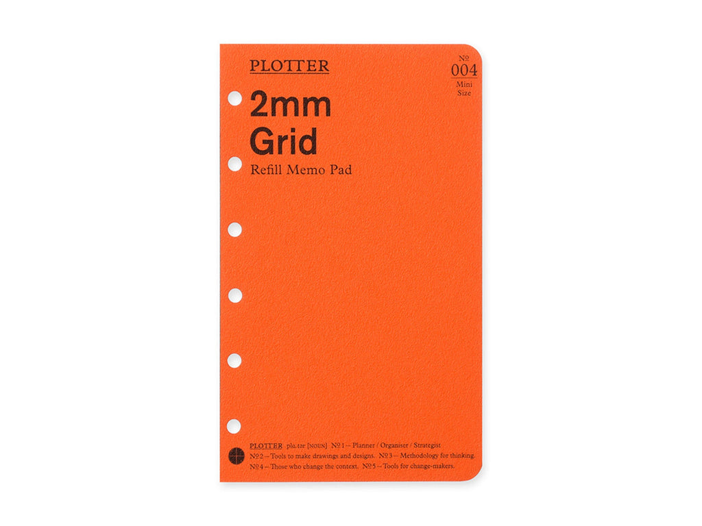 PLOTTER Refill Memo Pad 2mm Grid - Mini Size