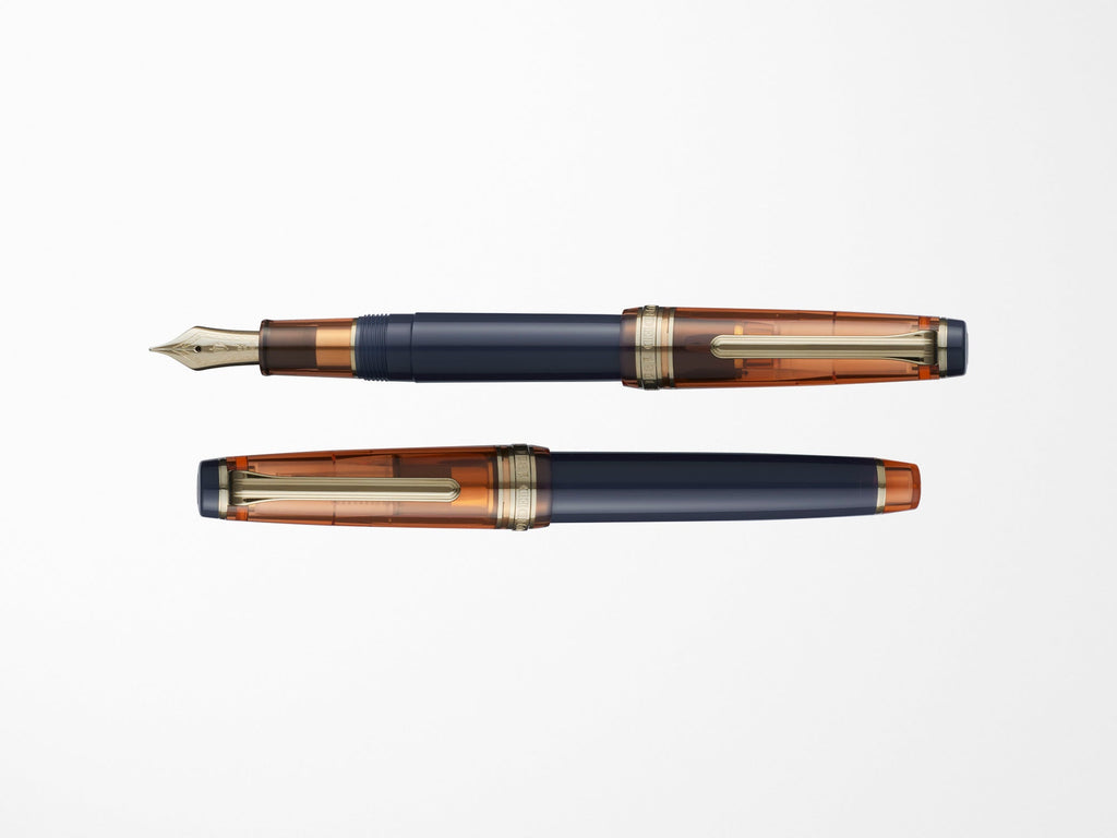 Sailor Pro Gear Slim Fountain Pen Set - Manyo 3 - Persimmon