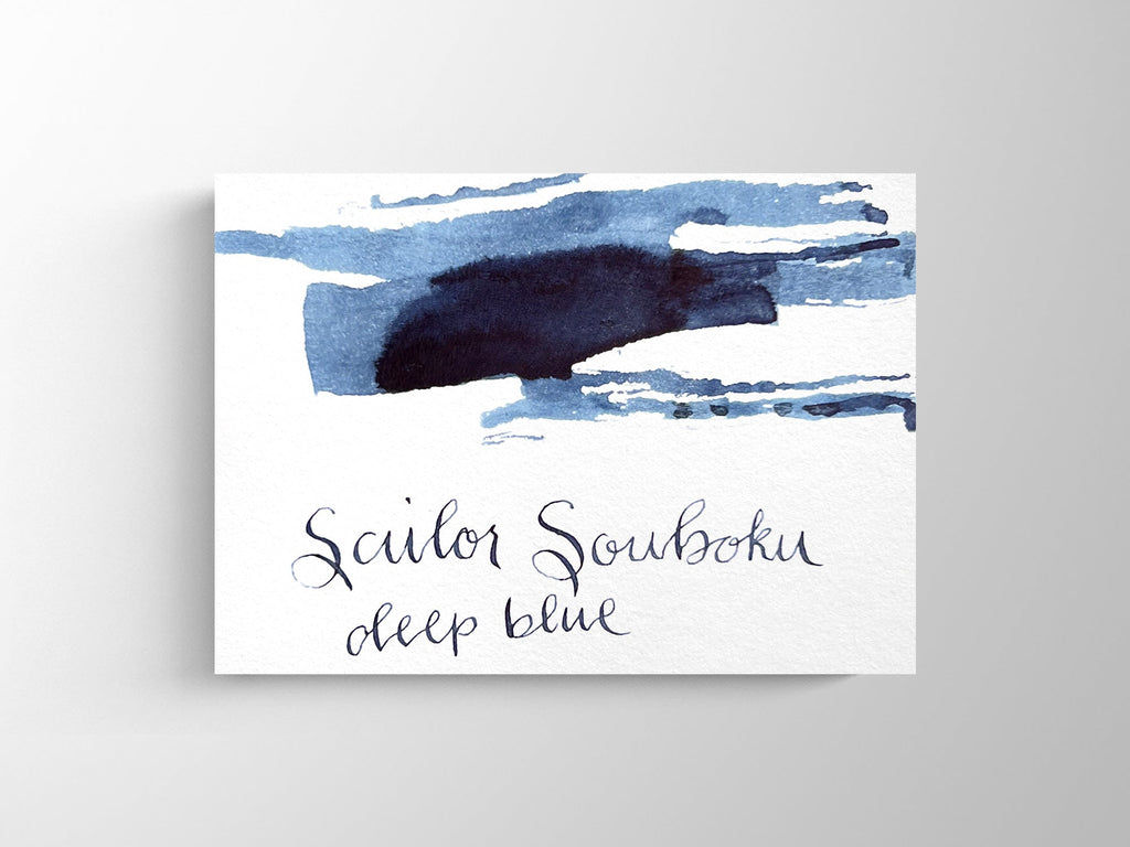 Sailor Souboku Pigment Bottled Ink - Deep Blue