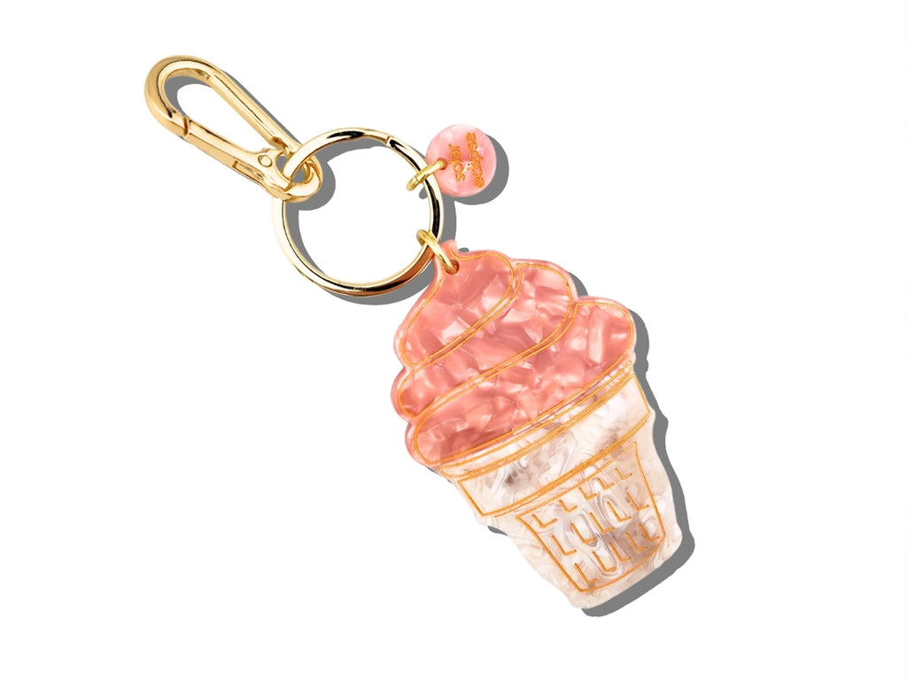 Soft Serve Ice Cream Keyring and Bag Charm