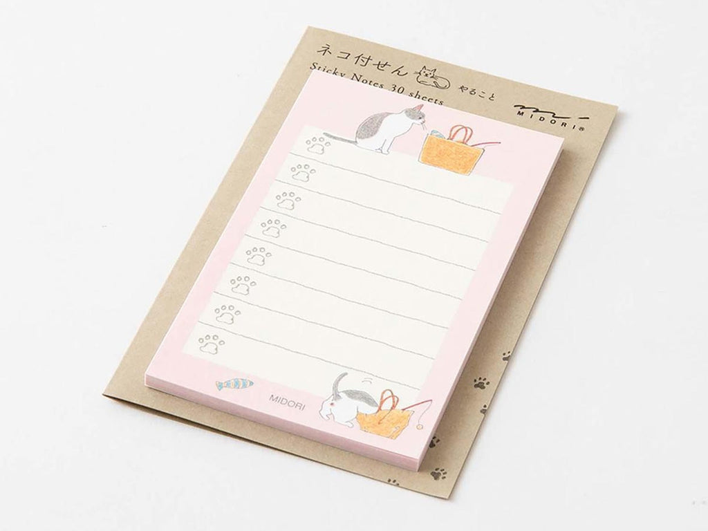 Sticky Notes - To Do Pink Cat