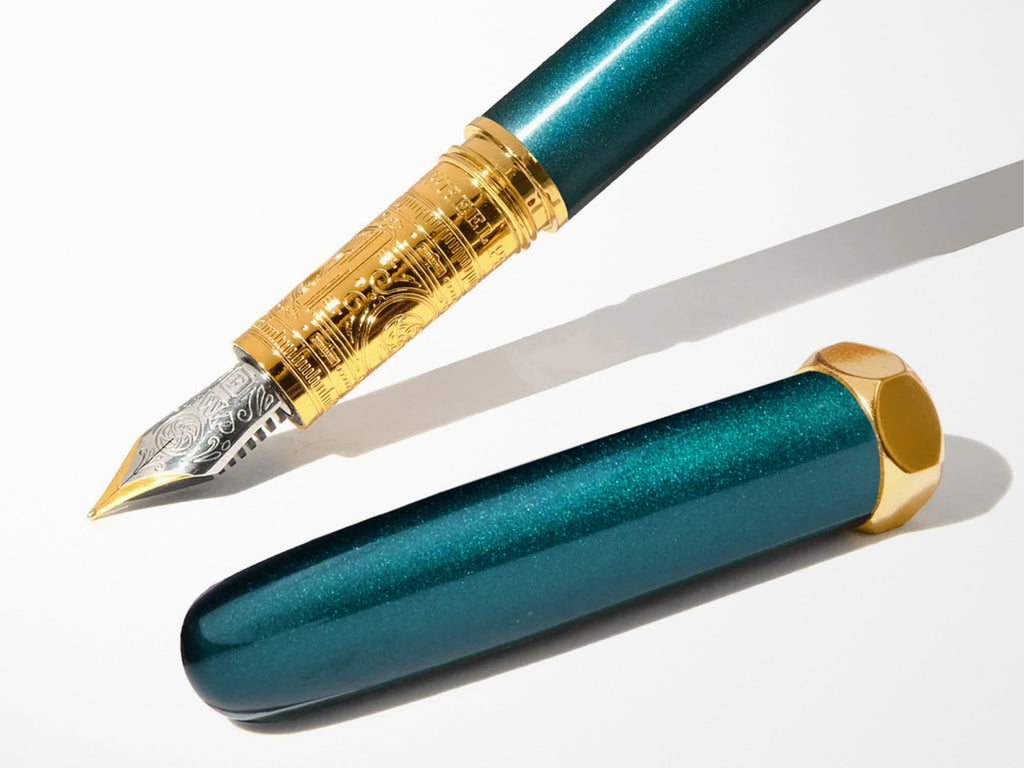 The Bijou Fountain Pen - Printmaker's Teal