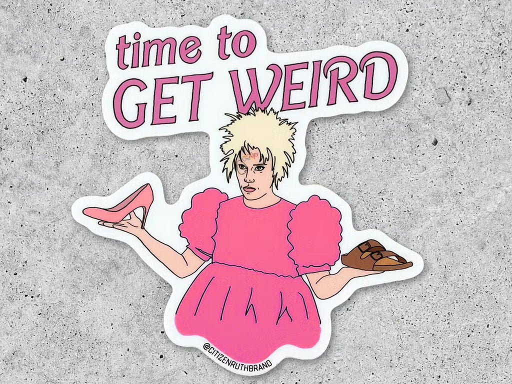 Time to Get Weird Barbie Vinyl Sticker