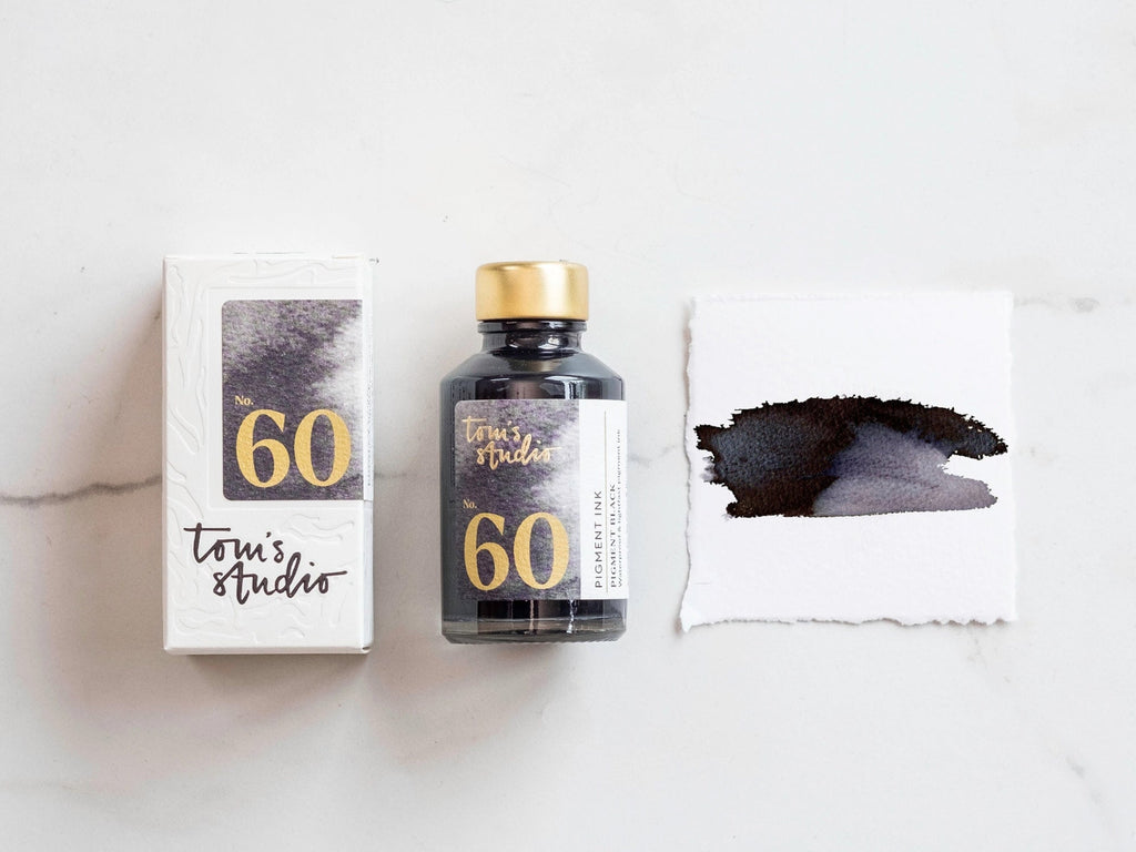 Tom's Studio Fountain Pen Ink - 60 Pigment Black