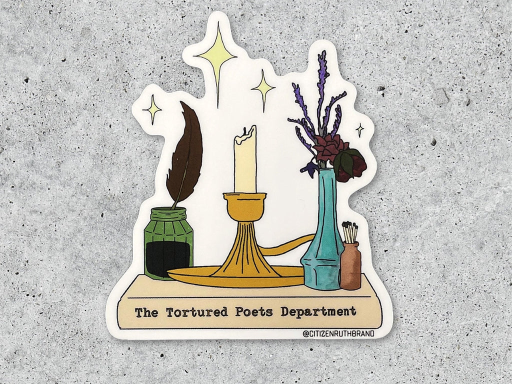 Tortured Poets Department Vinyl Sticker