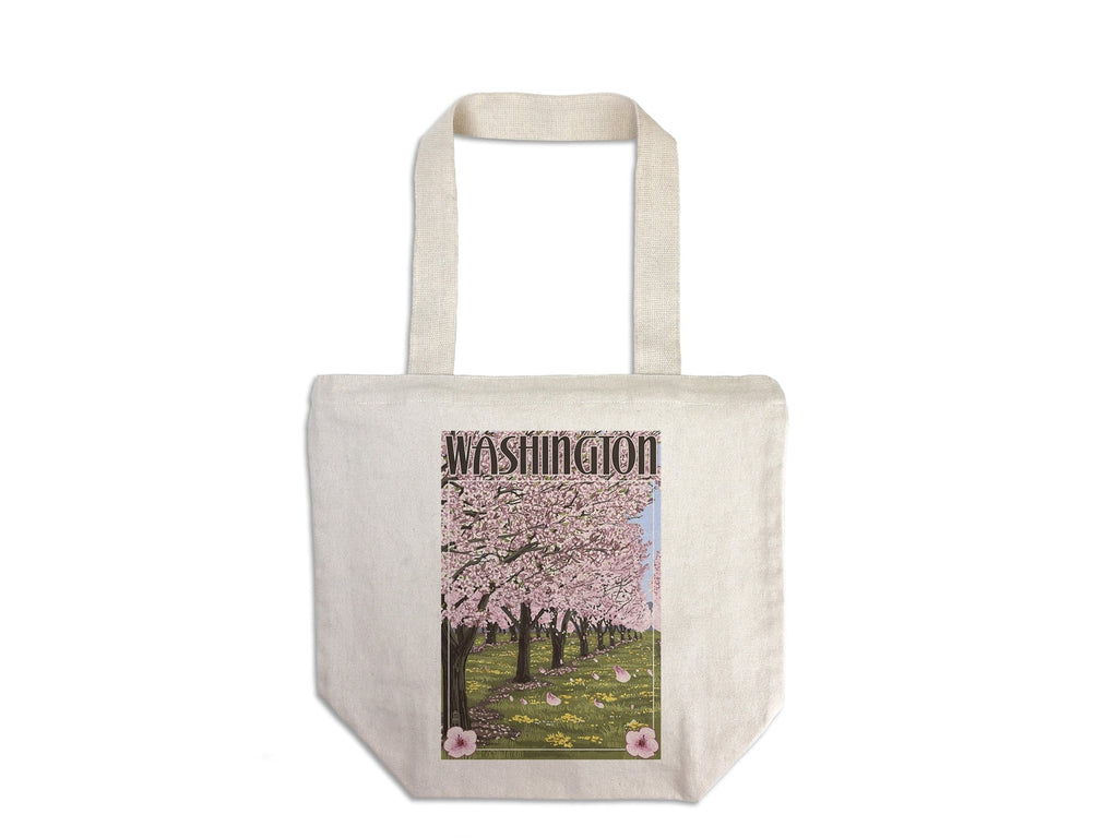 Tote Bag Washington DC Cherry Blossom Trees