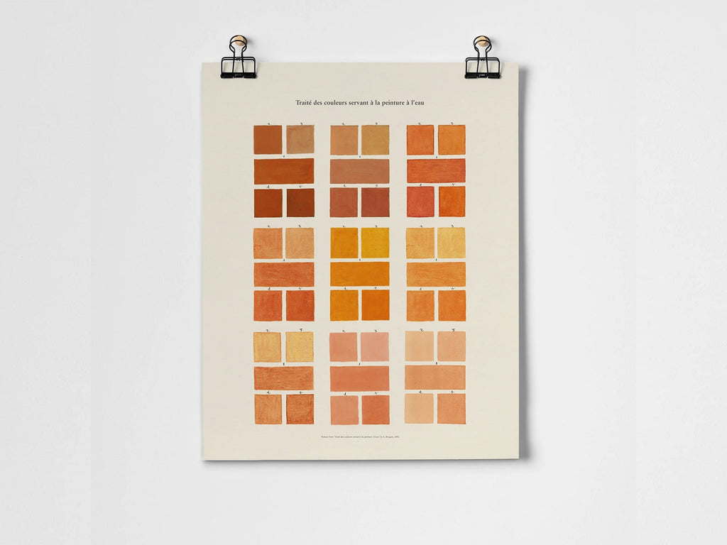 Watercolour Swatches Fine Art Print