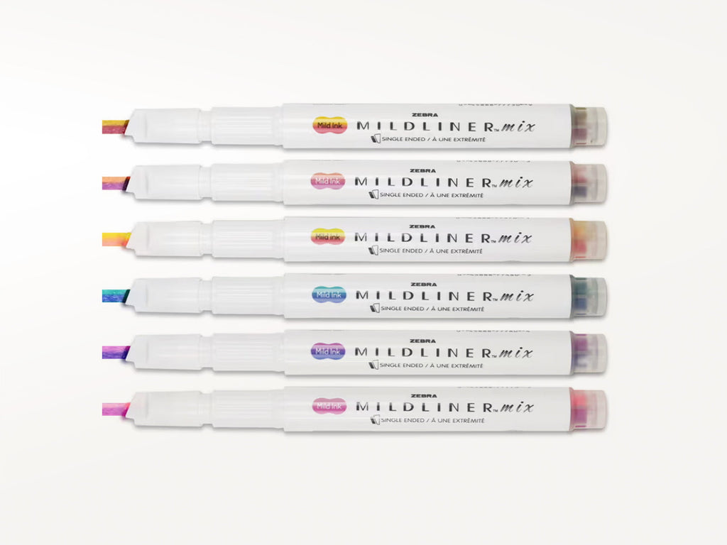 Zebra Mildliner MIX Highlighter Pens