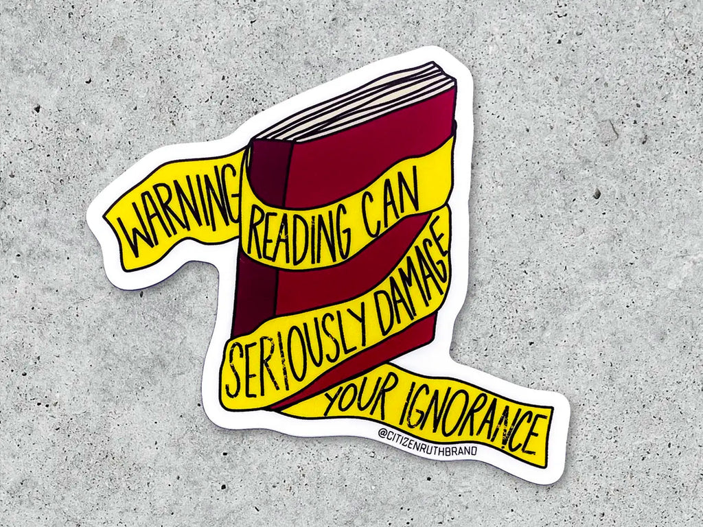 Reading Vinyl Sticker