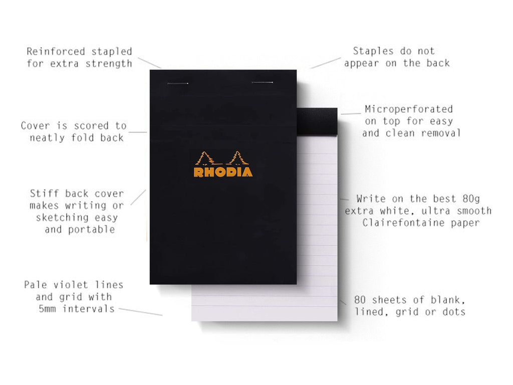 Rhodia Classic Notepad No 12 (3.38 x 4.75)