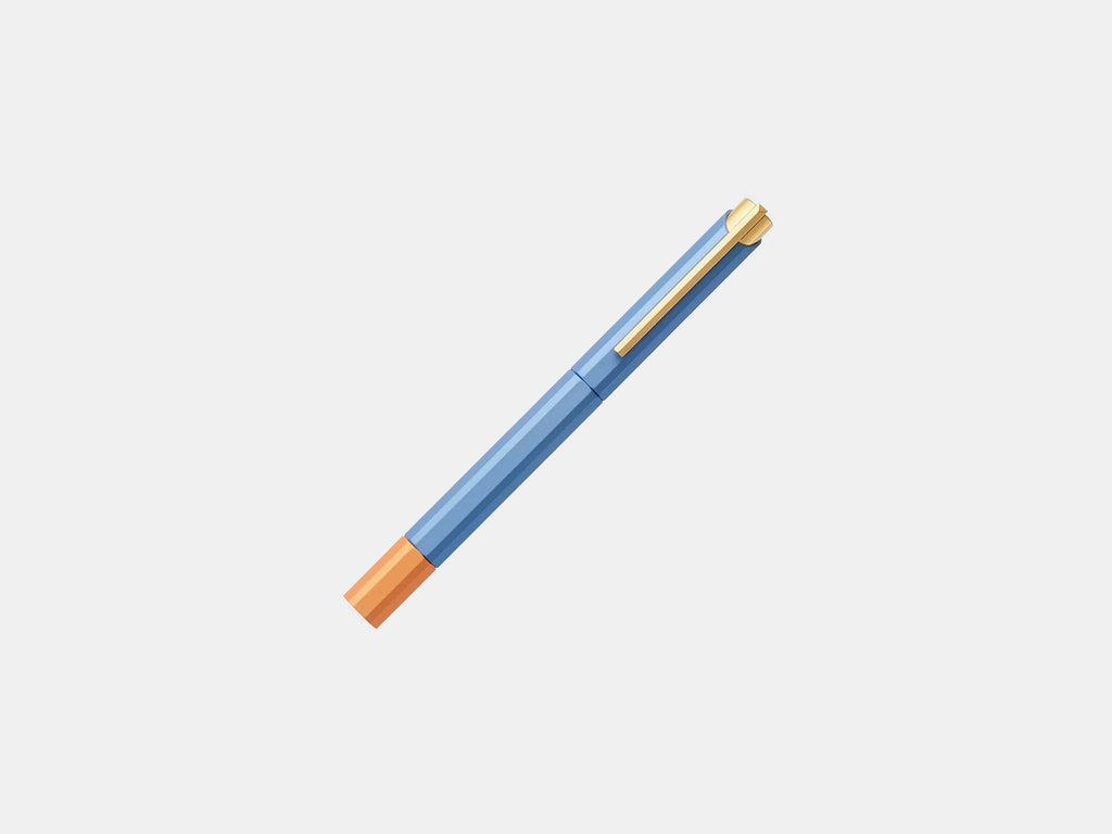 Ystudio Bihex Rollerball Pen - Blue Gin