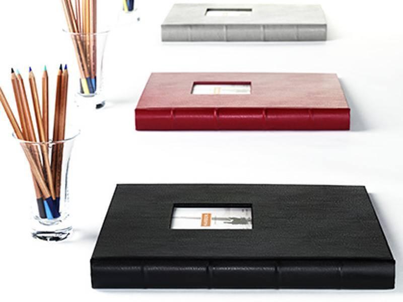 Bonded Leather Presentation Binder With Window