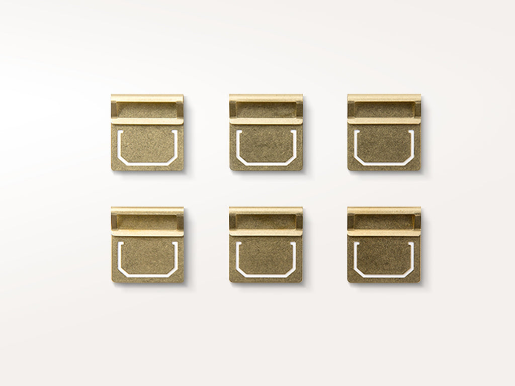 Brass Index Clips