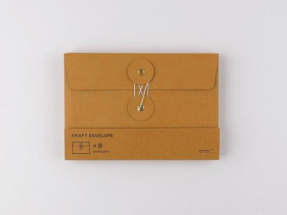 Button String Envelopes Set of 8