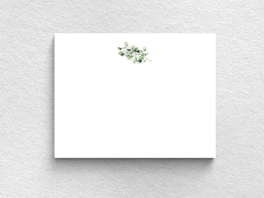 Eucalyptus Flat Notecards Set of 10